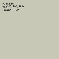 #C8C8B6 - Foggy Gray Color Image